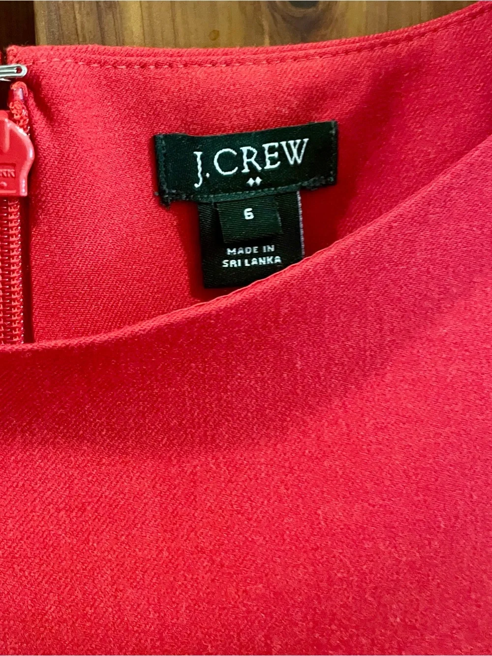 J. Crew Red Peplum Sheath Dress - Picture 9 of 11